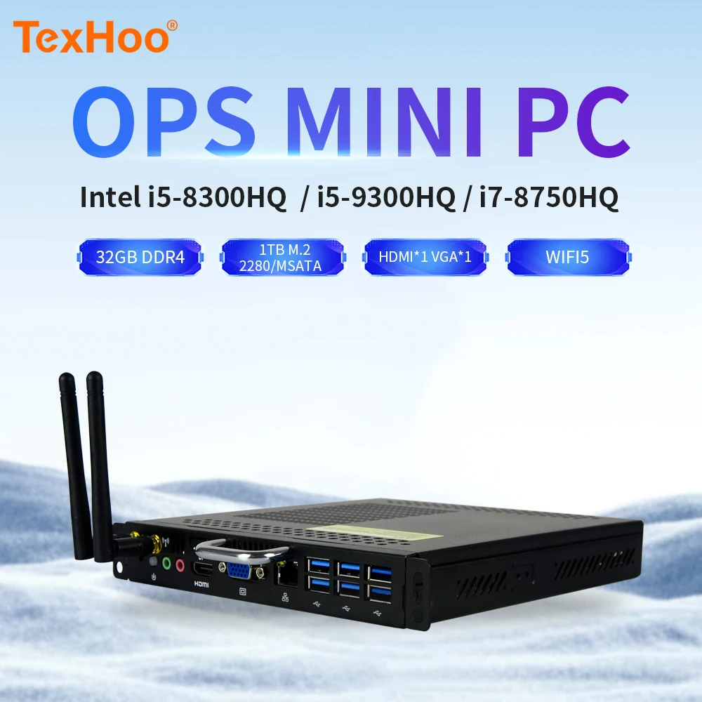 Texhoo ops мини-пк компьютер intel