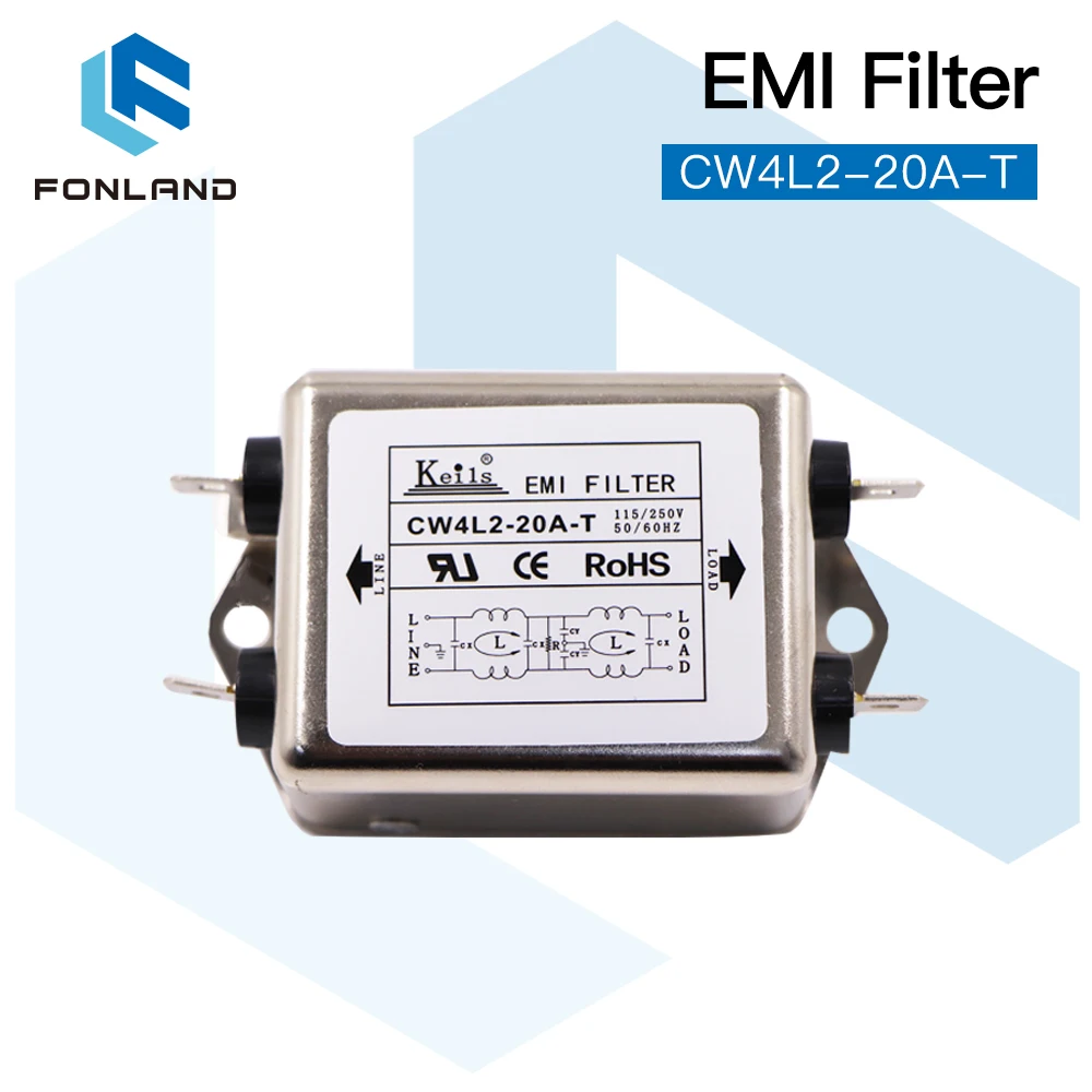 Fonland power emi filter cw4l2-10a-t