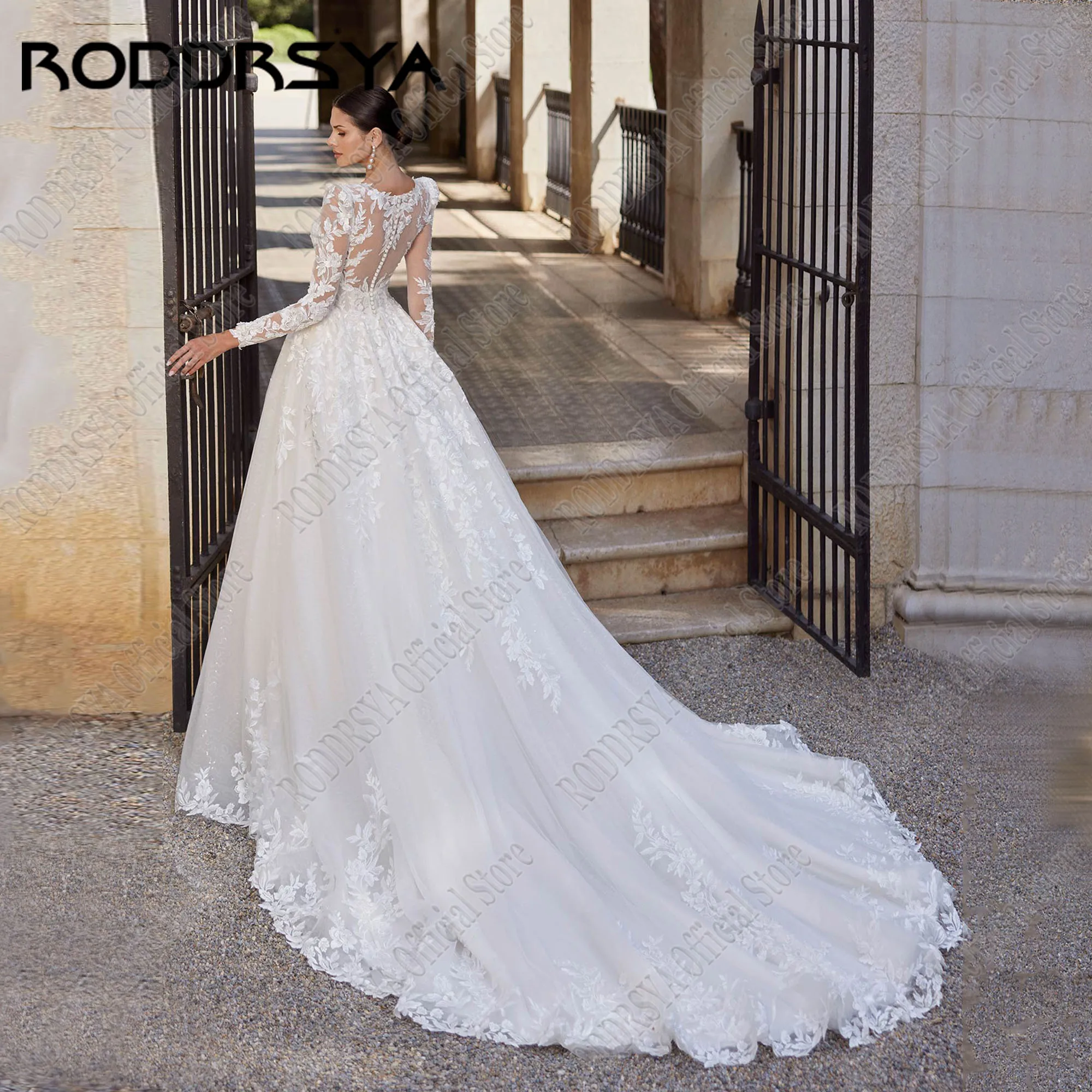 Roddrsya a-силуэт кружевное свадебное - Фотография_2