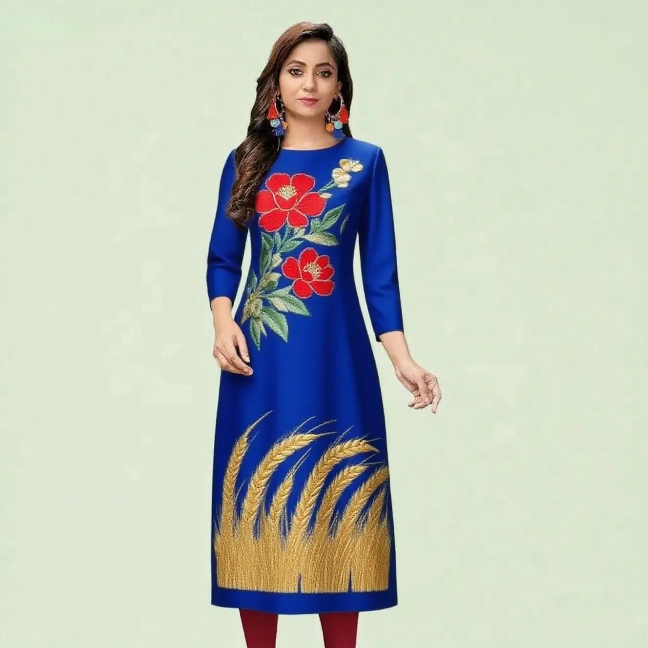 Женское повседневное модное платье - Фотография_3