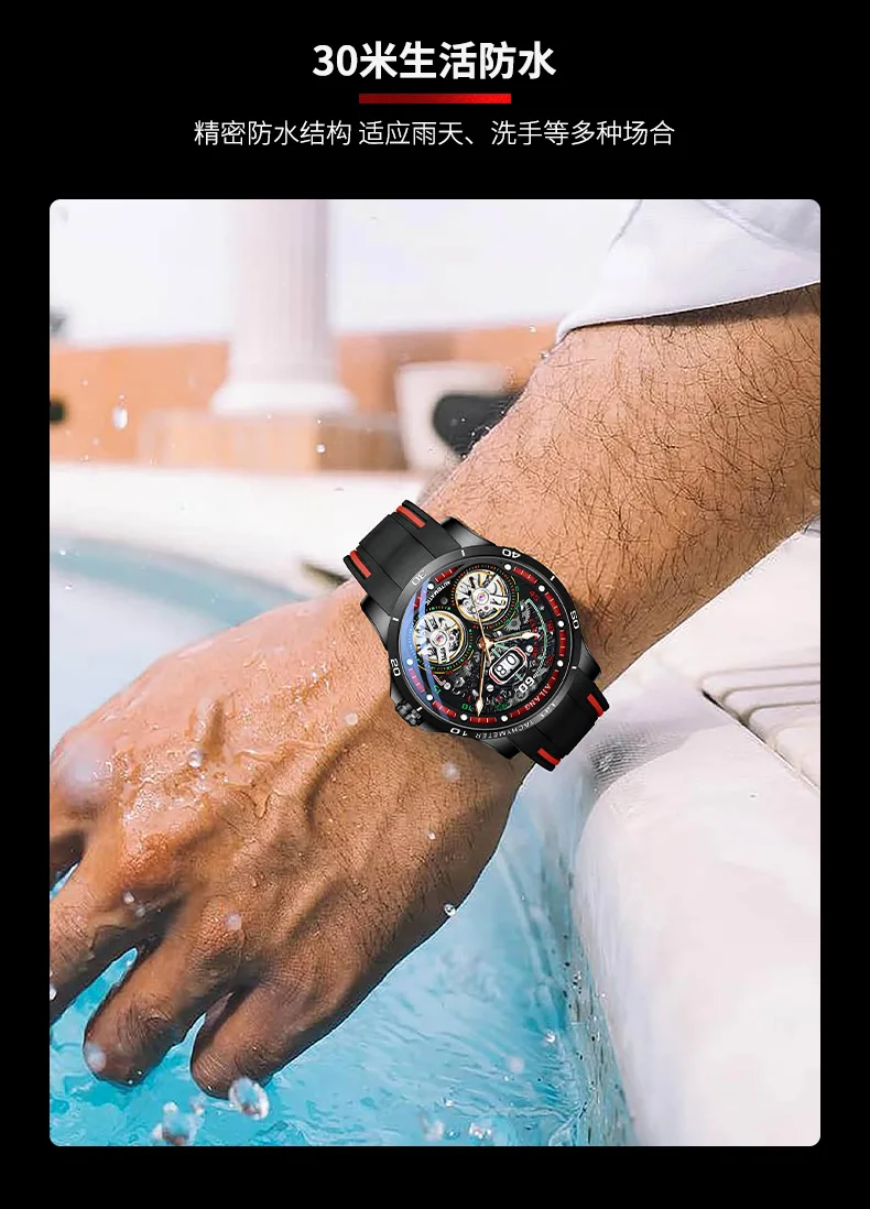 2026 супер крутые автоматические механические часы с двойным турбийоном - Фотография_6