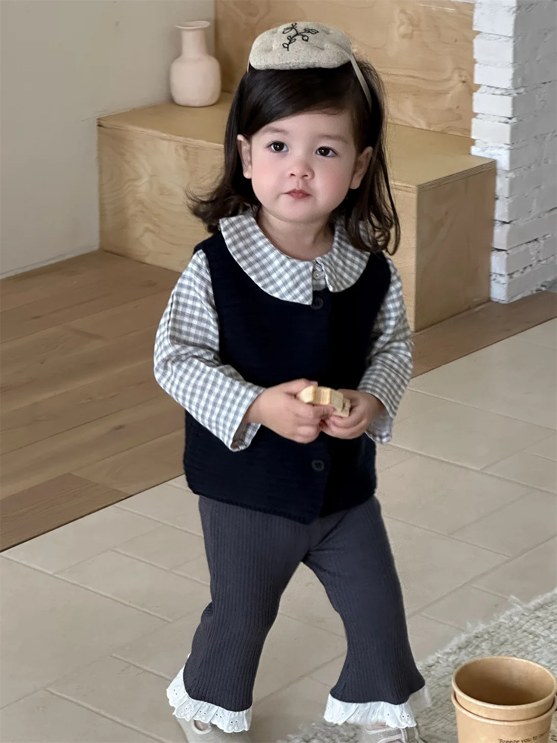 Новый детский вязаный жилет без рукавов - Фотография_4