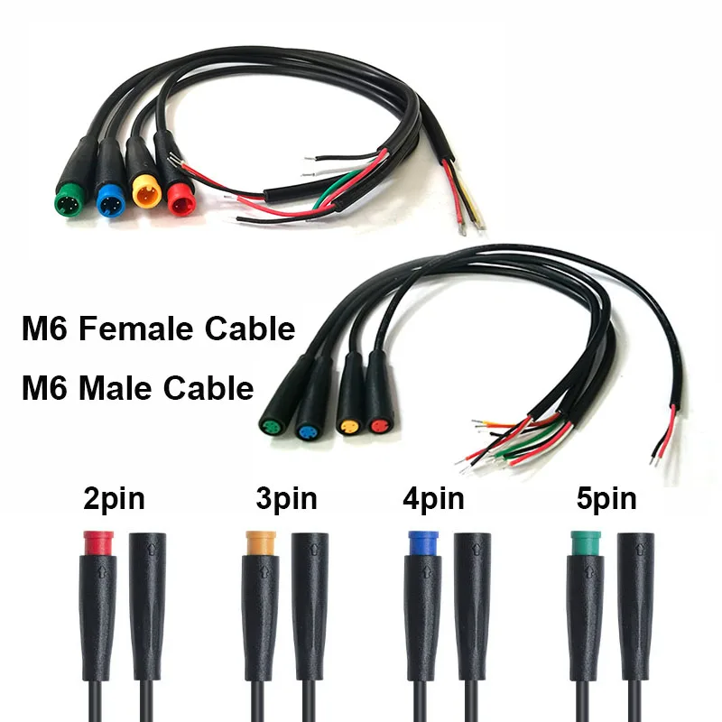 M6 2 3 4 5 6-контактный электрический разъем julet