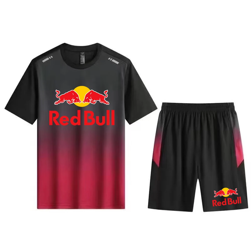 Мужская летняя спортивная одежда с логотипом red bull - Фотография_2