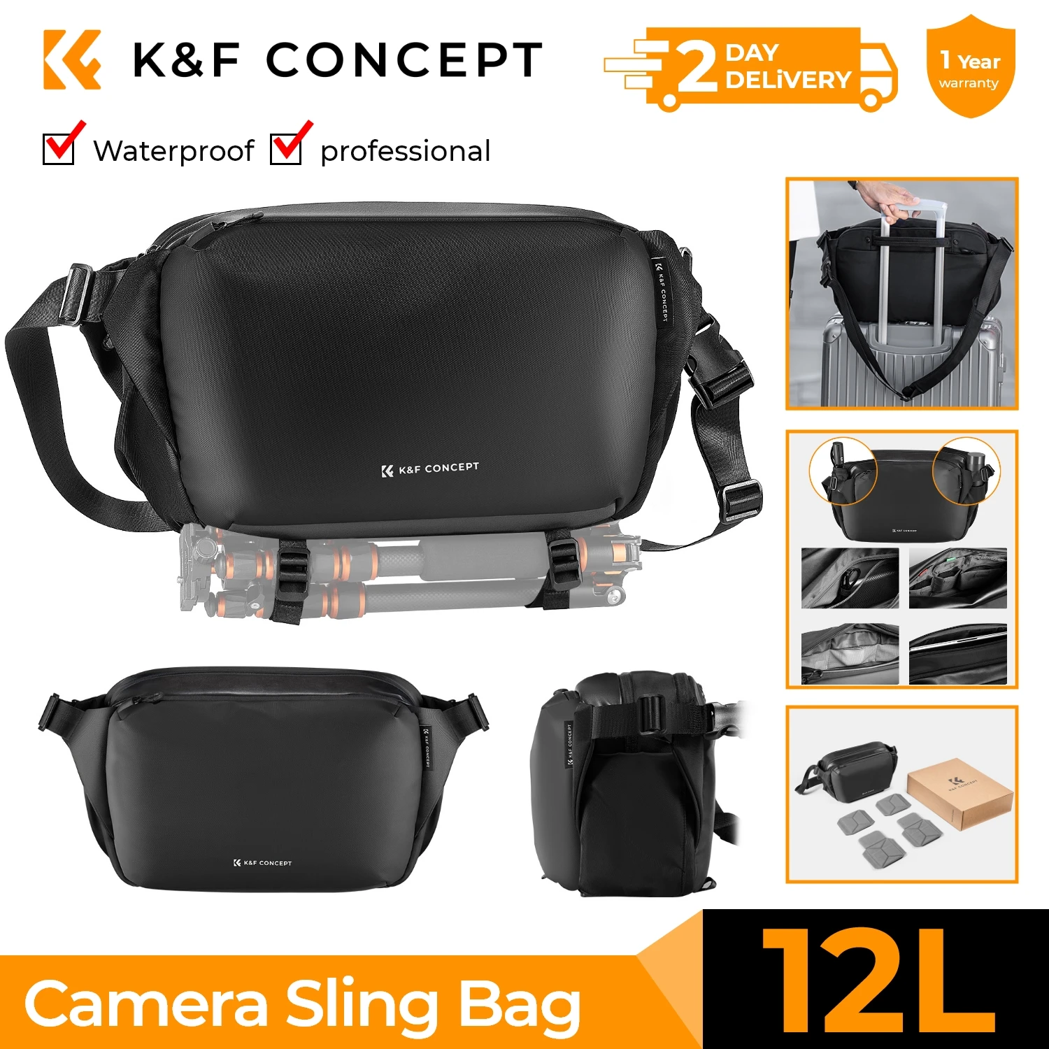 K & f concept 12l/10l сумка