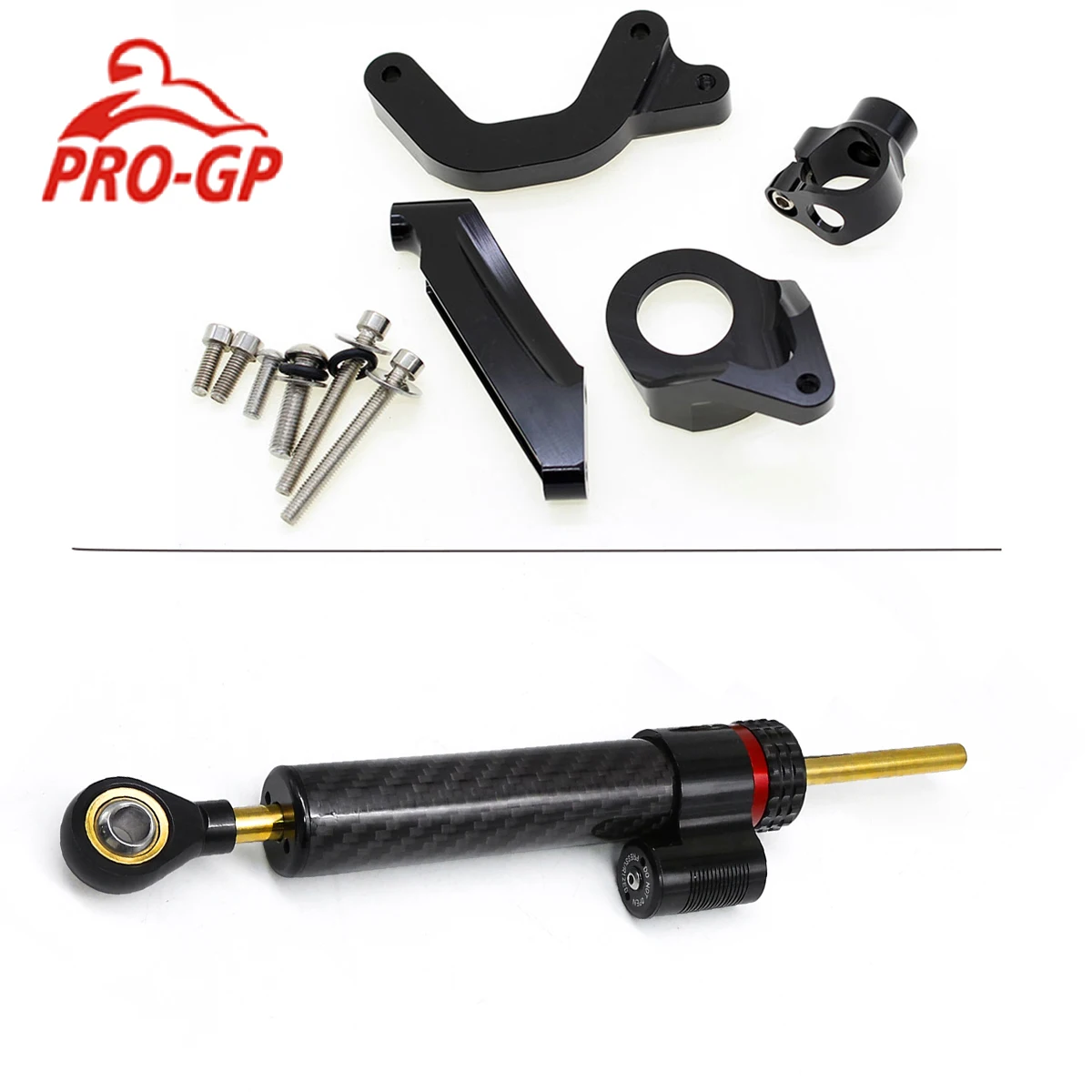 Карбоновые рулевые демпферы для suzuki gsxr1000 gsxr 1000 k9 2009-2015 - Фотография_6