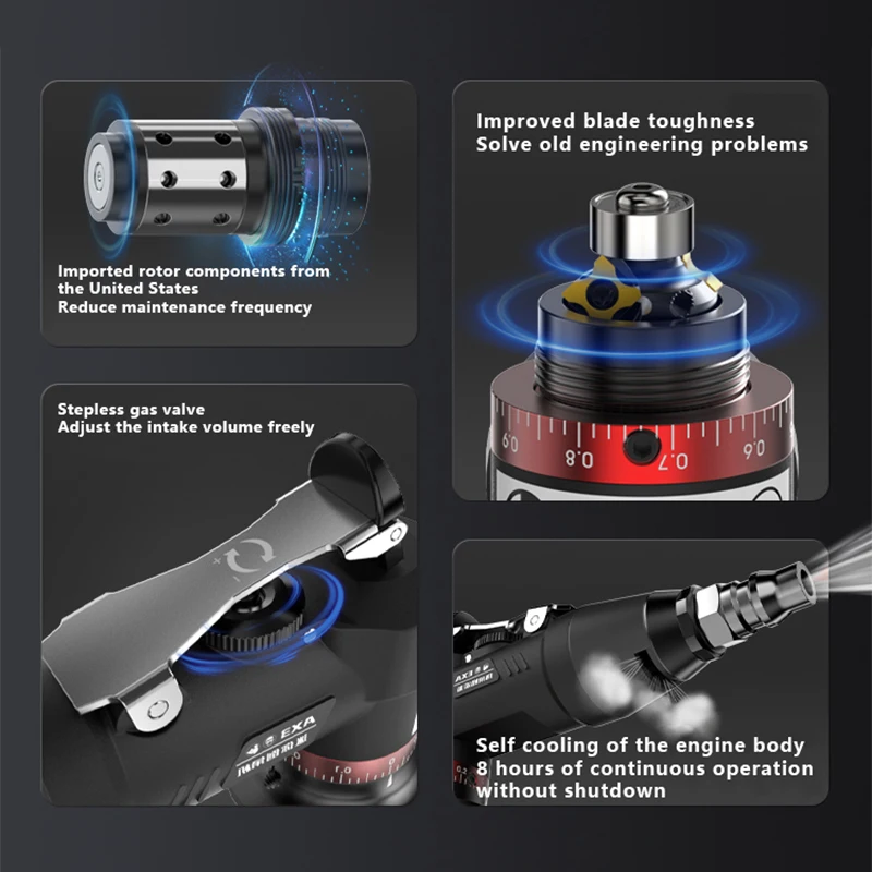 Aocke ax307 ручная пневматическая машина для снятия фаски - Фотография_4