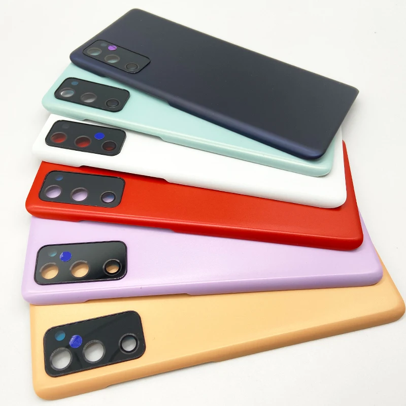 Задняя крышка батарейного отсека для samsung galaxy s20 fe s20fe - Фотография_2