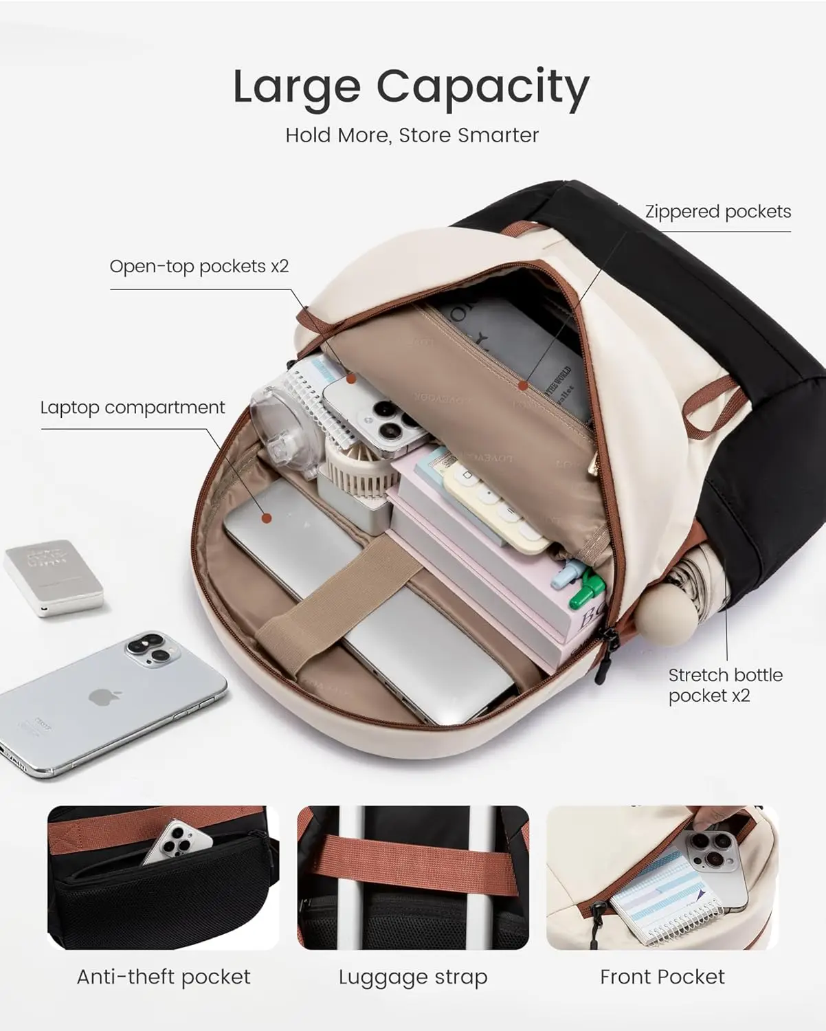 Lovevook маленький дорожный рюкзак для женщин - Фотография_5