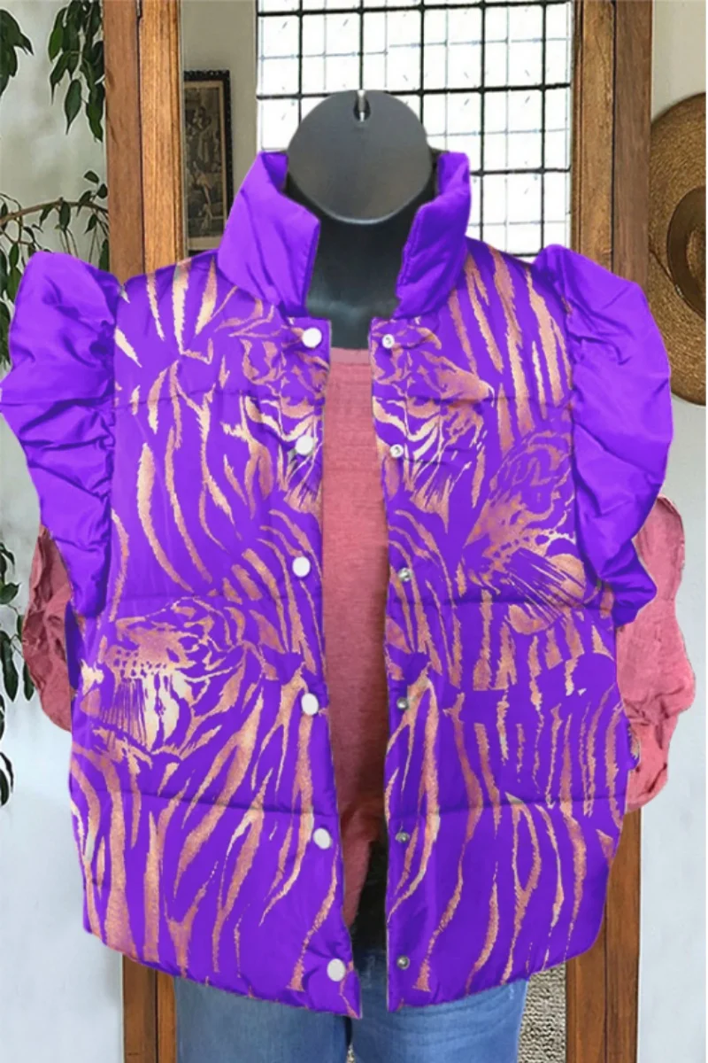 Осень и зима, новый женский бархатный жилет - Фотография_3