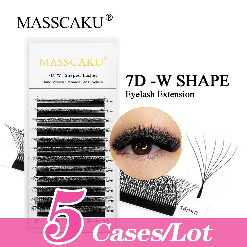 Ресницы накладные masscaku 3d 8d готовые объемные