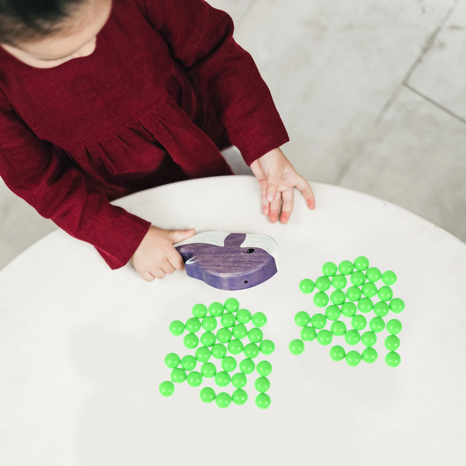 15 см цветные пластиковые шарики для подсчета математики