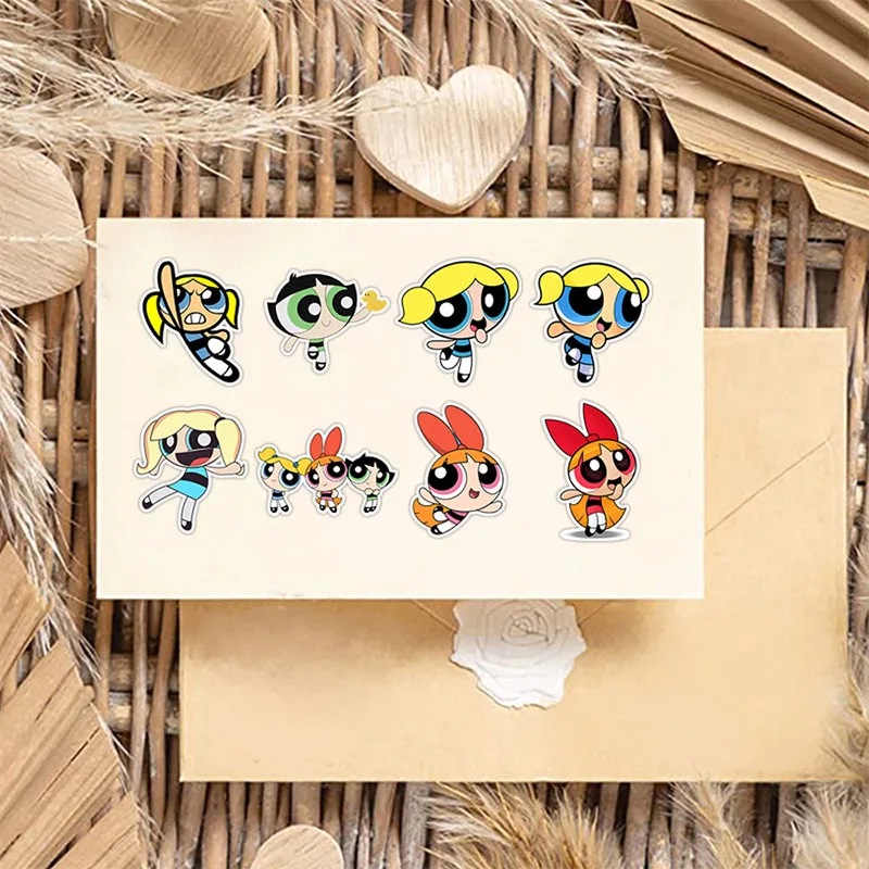 Powerpuff girls diy наклейки с - Фотография_5