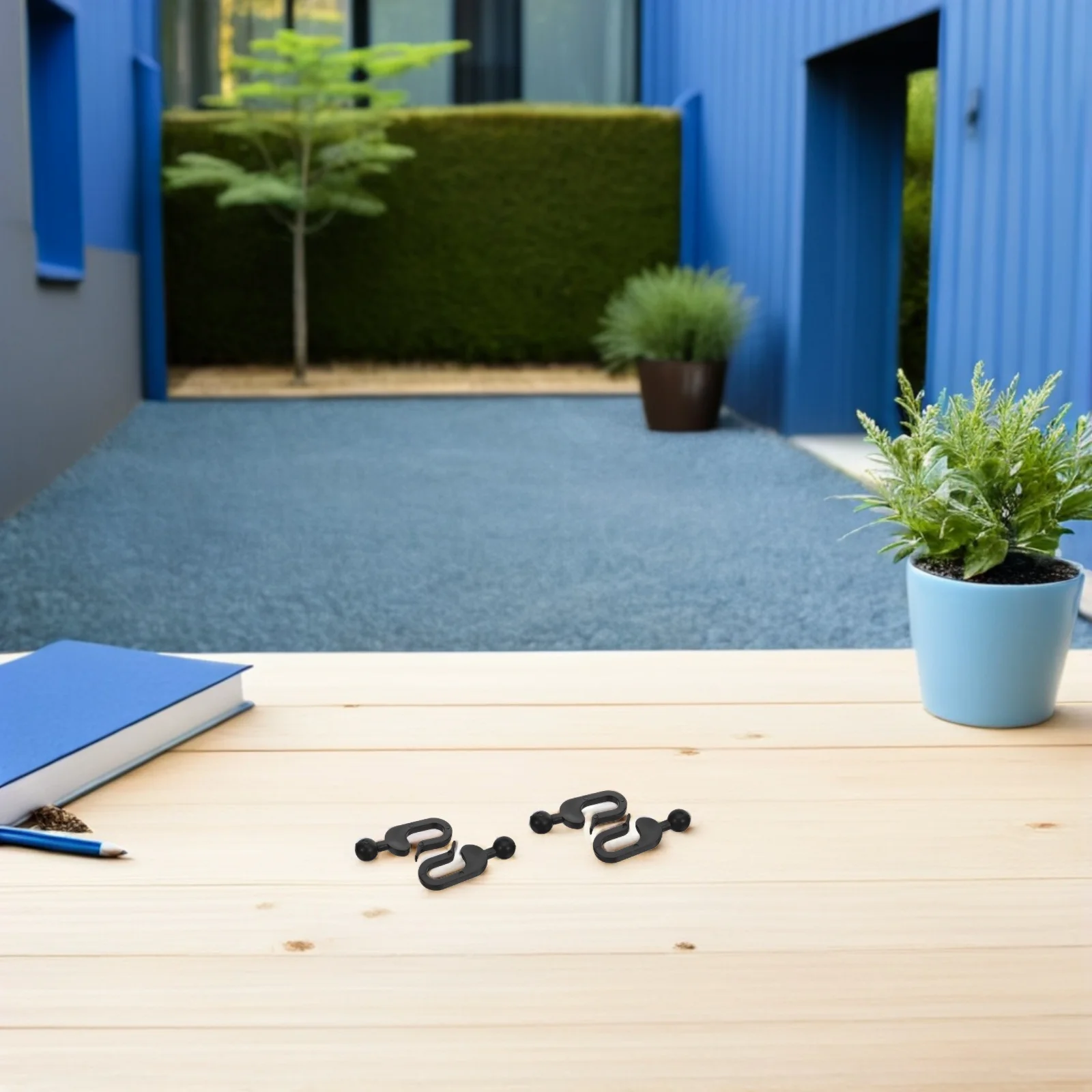 Прозрачные пластиковые крючки для штор - Фотография_6