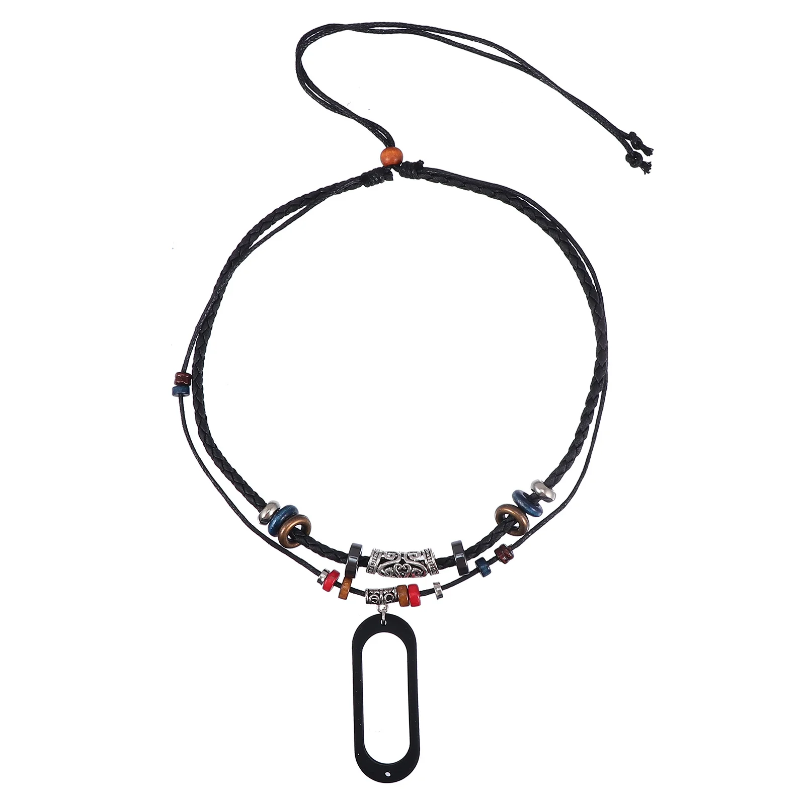 Тканое ожерелье ручной работы в стиле ретро - Фотография_4