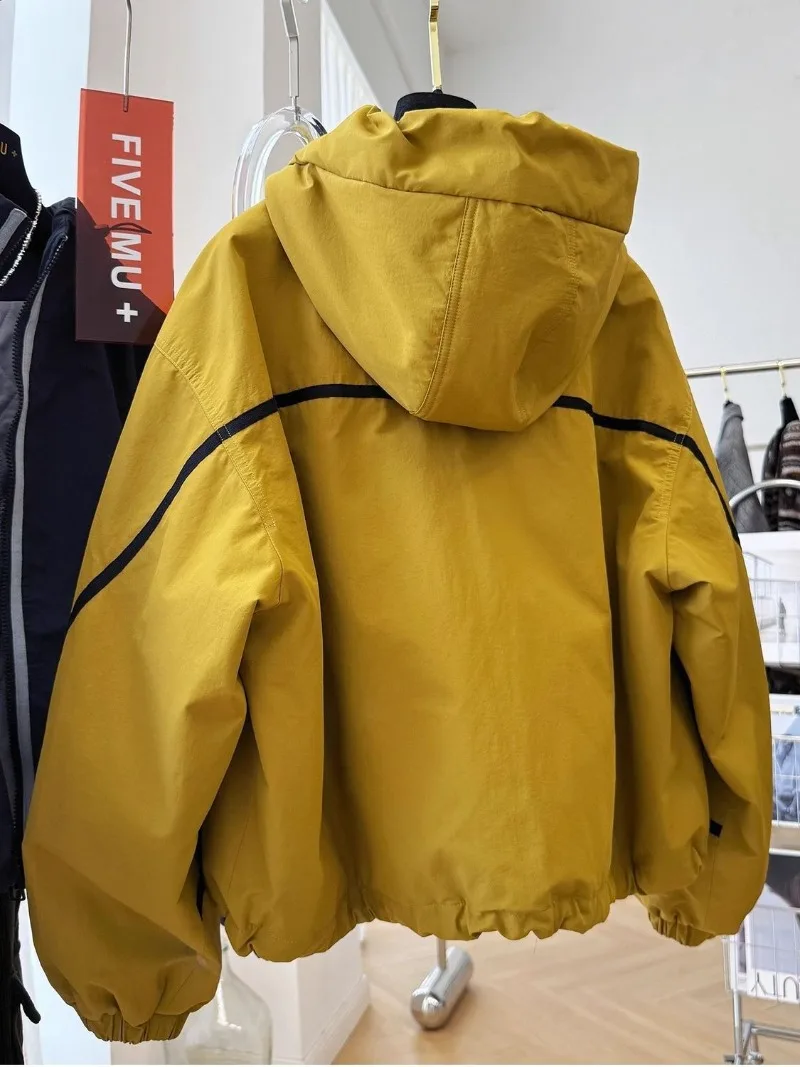 Винтажная короткая ветровка для женщин - Фотография_2