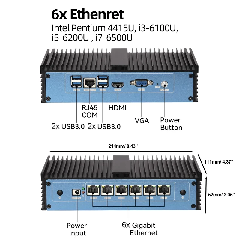 Мини-пк intel celeron 3865u процессор - Фотография_5