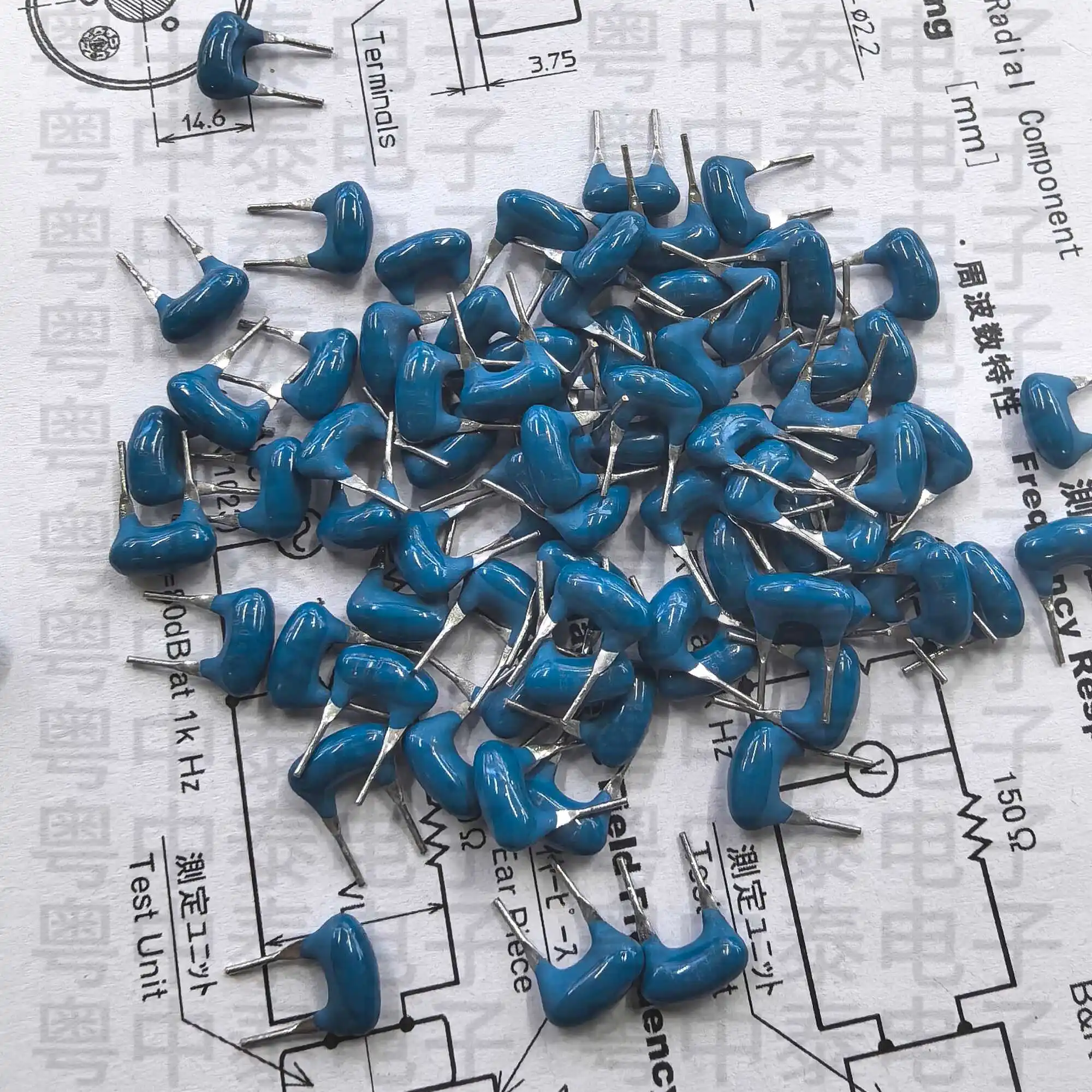 Fcr3.84mc5 керамический фильтр crystal резонатор in-line 3-pin 3