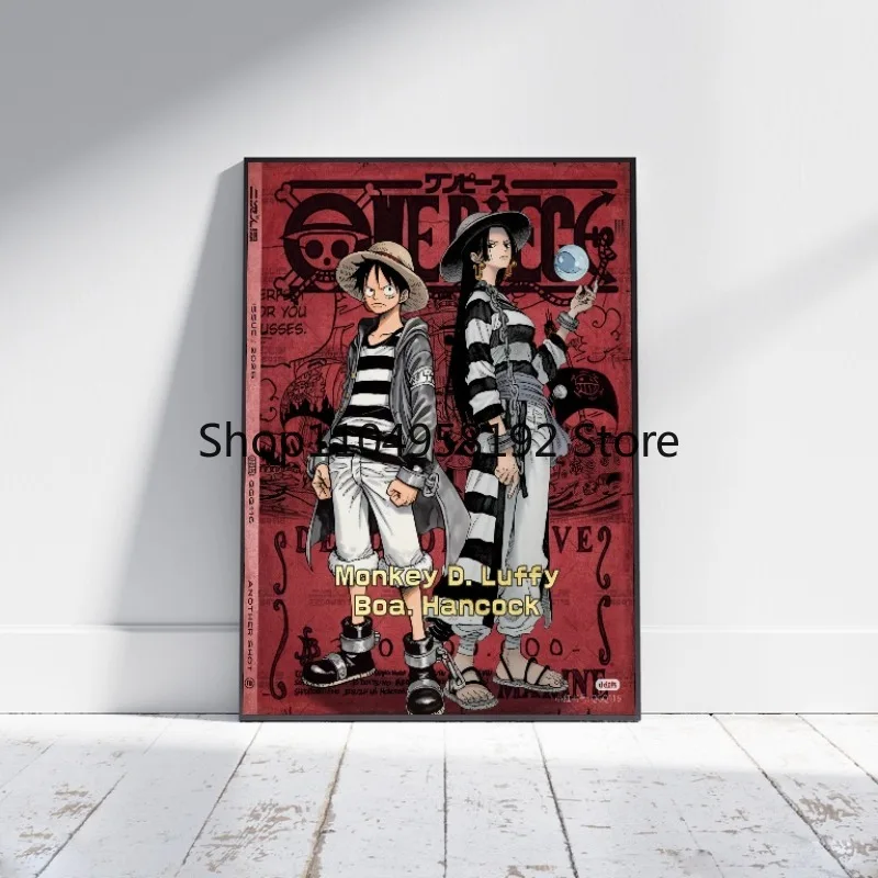 Цельный луффи, винтажные плакаты с надписью - Фотография_5