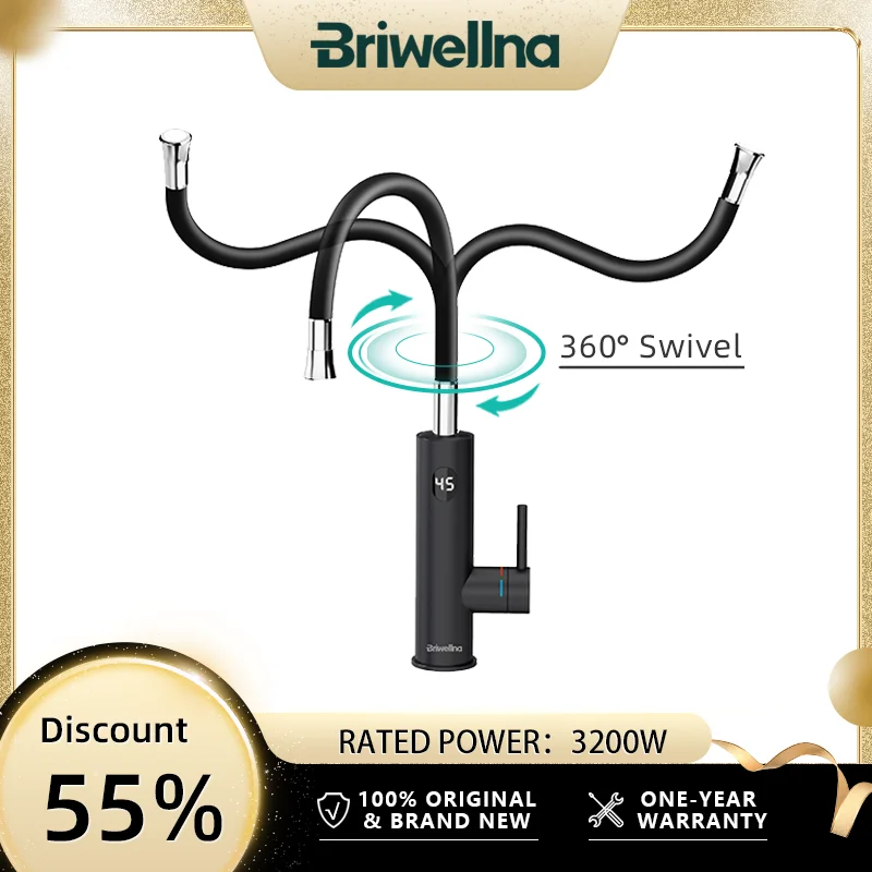 Электрический водонагреватель briwellna 220 в 2 в 1