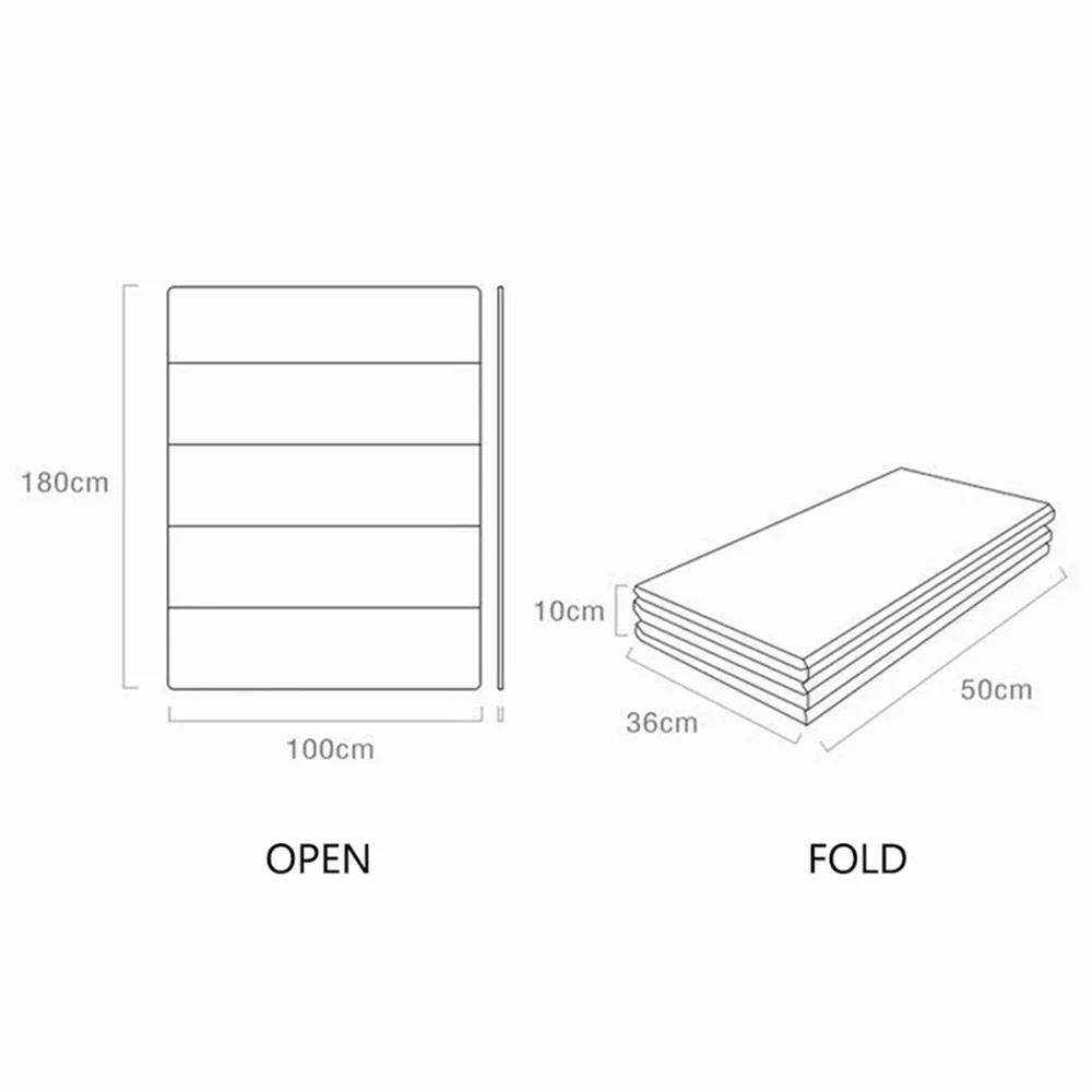 Нетоксичный складной детский игровой коврик - Фотография_6