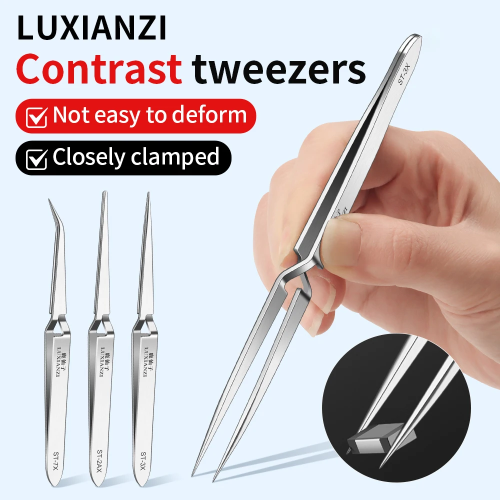 Luxianzi обратный пинцет из нержавеющей стали