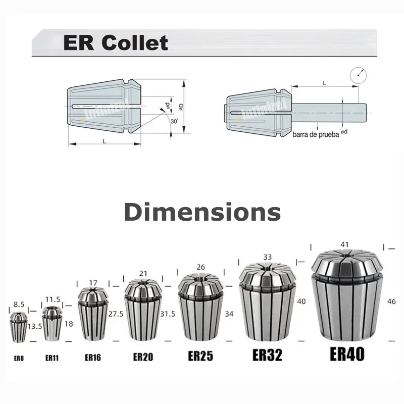 Er11 er16 er20 er25 er32 er40 цанговый - Фотография_3