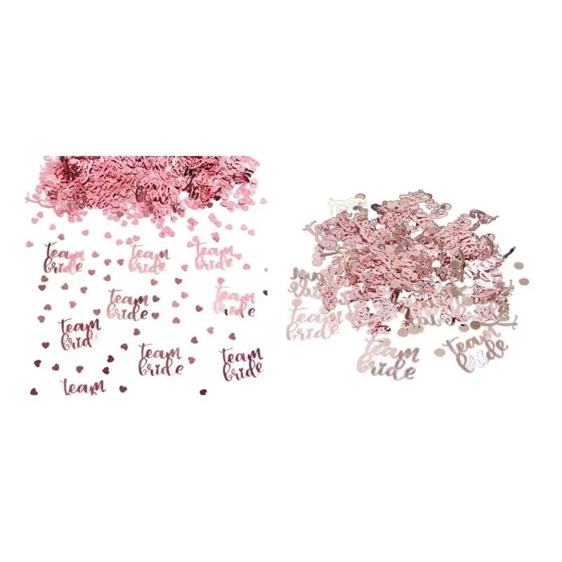 A52e sparkling confetti team scatter