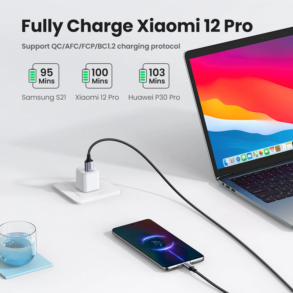 Ugreen 3a usb c кабель для realme - Фотография_3