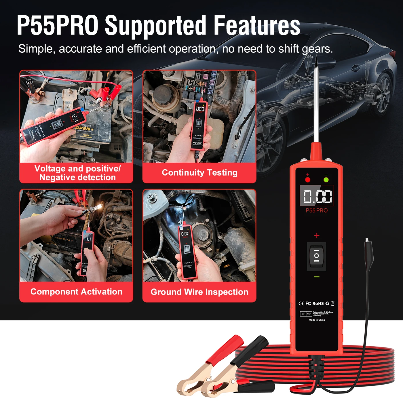 P55pro автомобильный зонд - Фотография_2