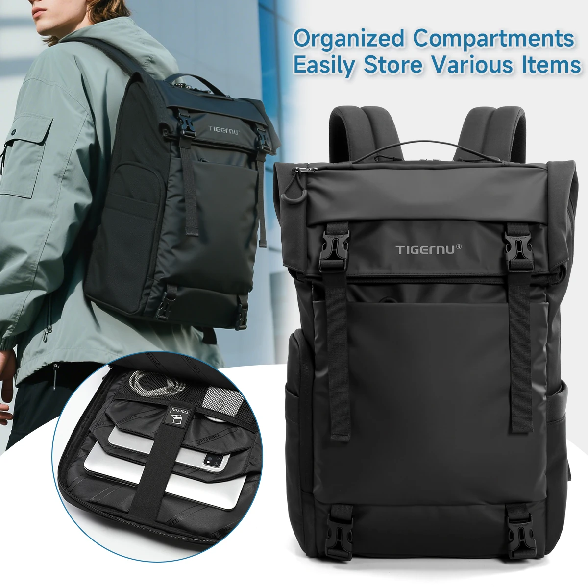 Tigernu повседневный рюкзак мужские