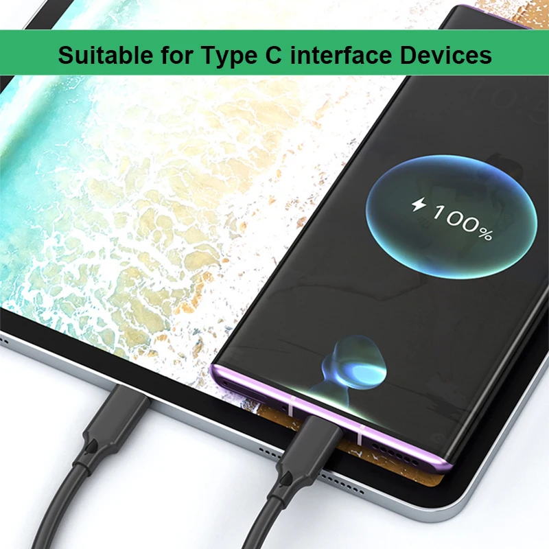 Pd60w кабель для быстрой зарядки usb type c провод usb3 - Фотография_5