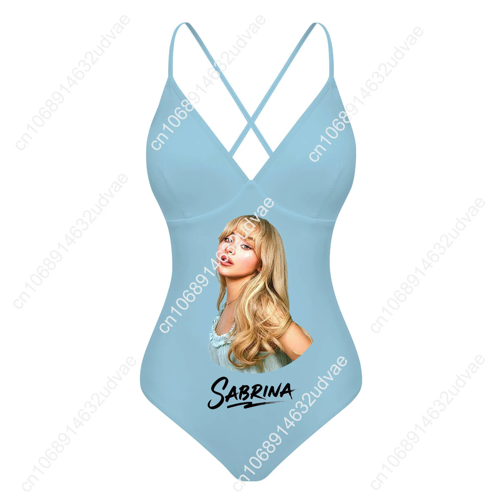 Sabrina carpenter купальник с v-образным вырезом и лямкой на спине - Фотография_2