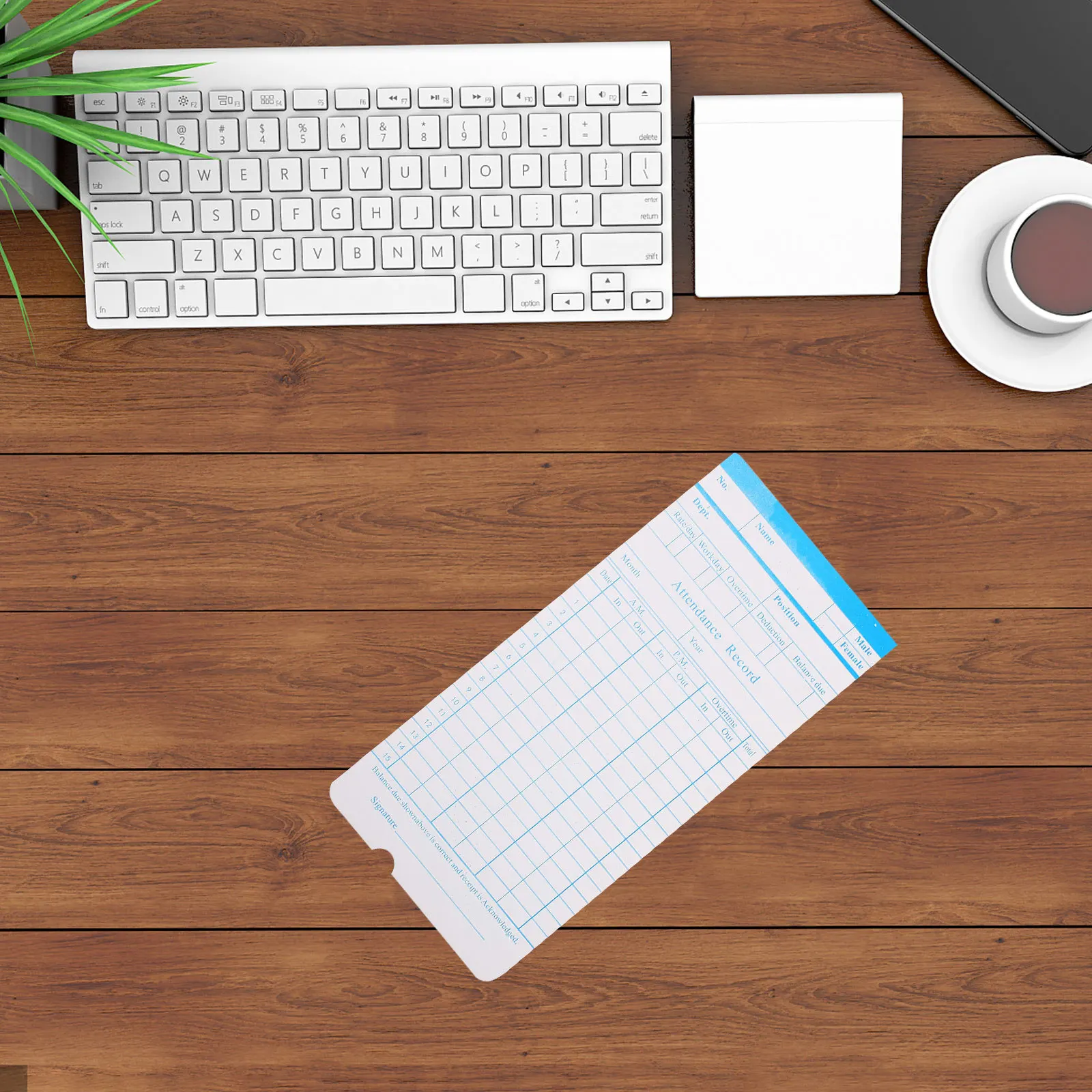 100 листов толстые карты учета рабочего времени - Фотография_5