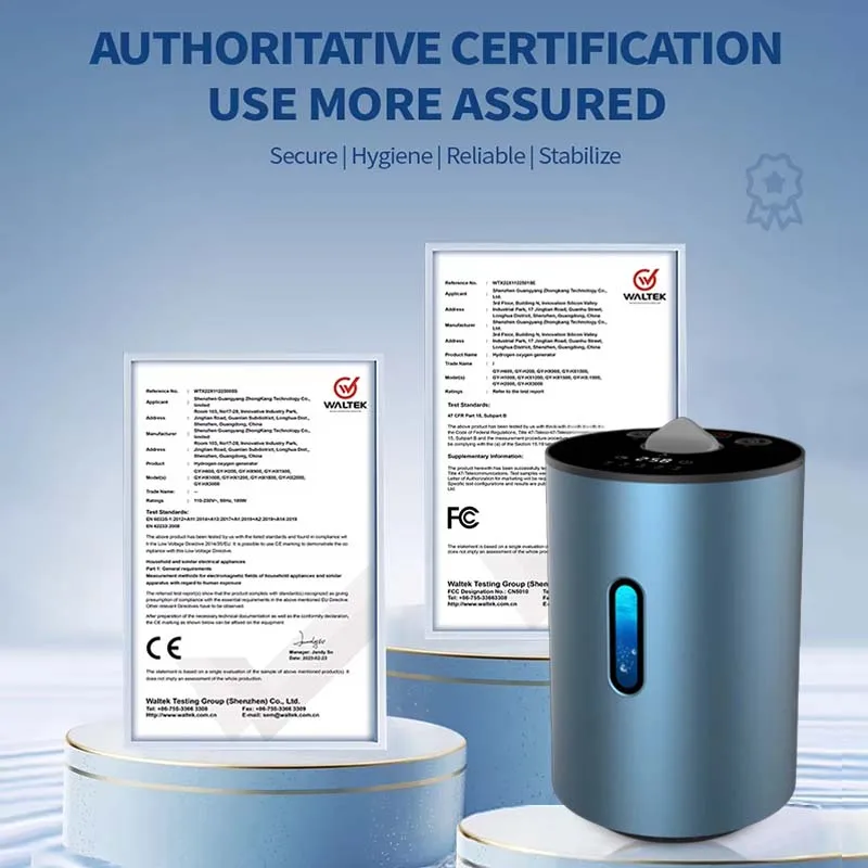 Портативная машина для дыхания молекулярного водорода - Фотография_3