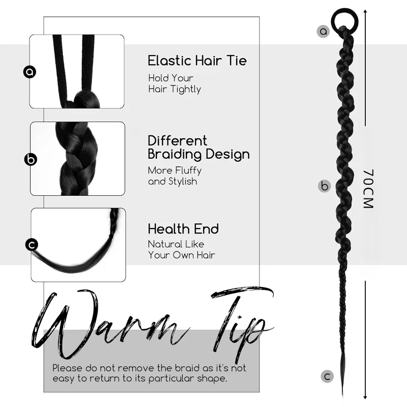 Модные плетеные волосы для наращивания - Фотография_5