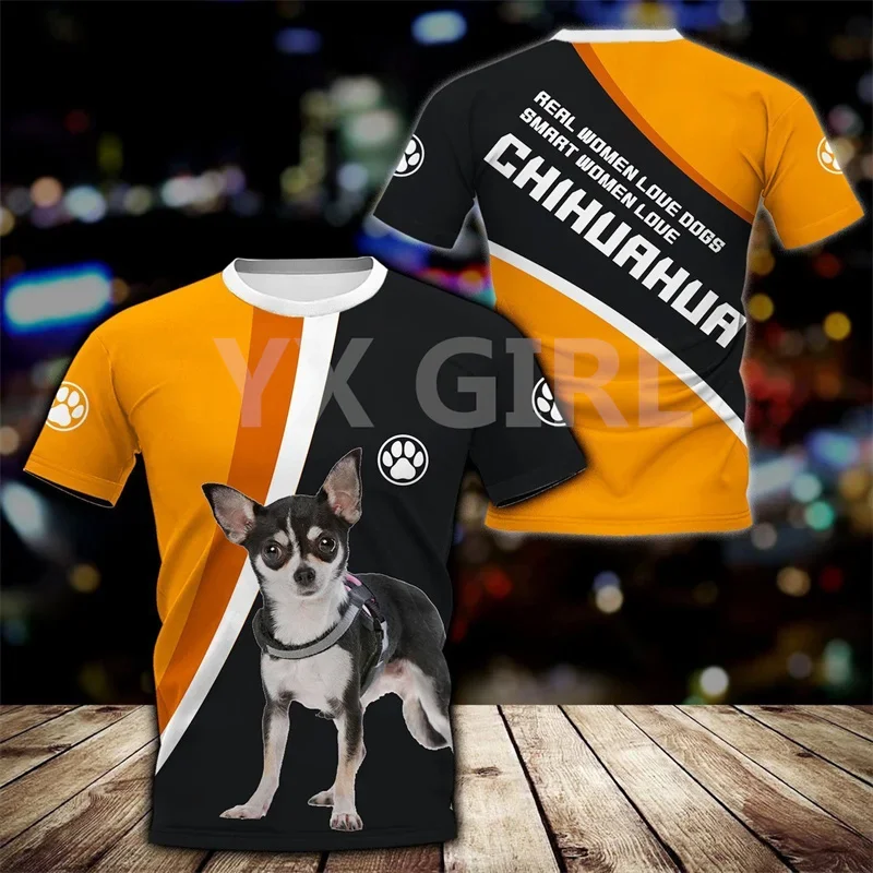Футболки с 3d-принтом love chihuahua a gift edition