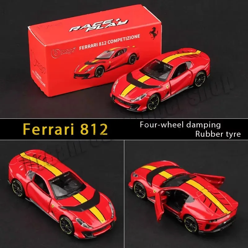 Burago 1:64 ferrari series sf90 - Фотография_4