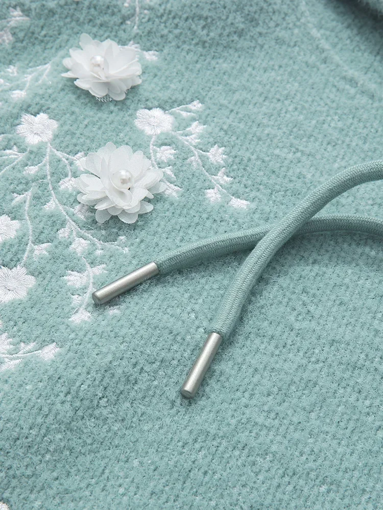 I believe you кашемировый толстый свитер с капюшоном для женщин - Фотография_5