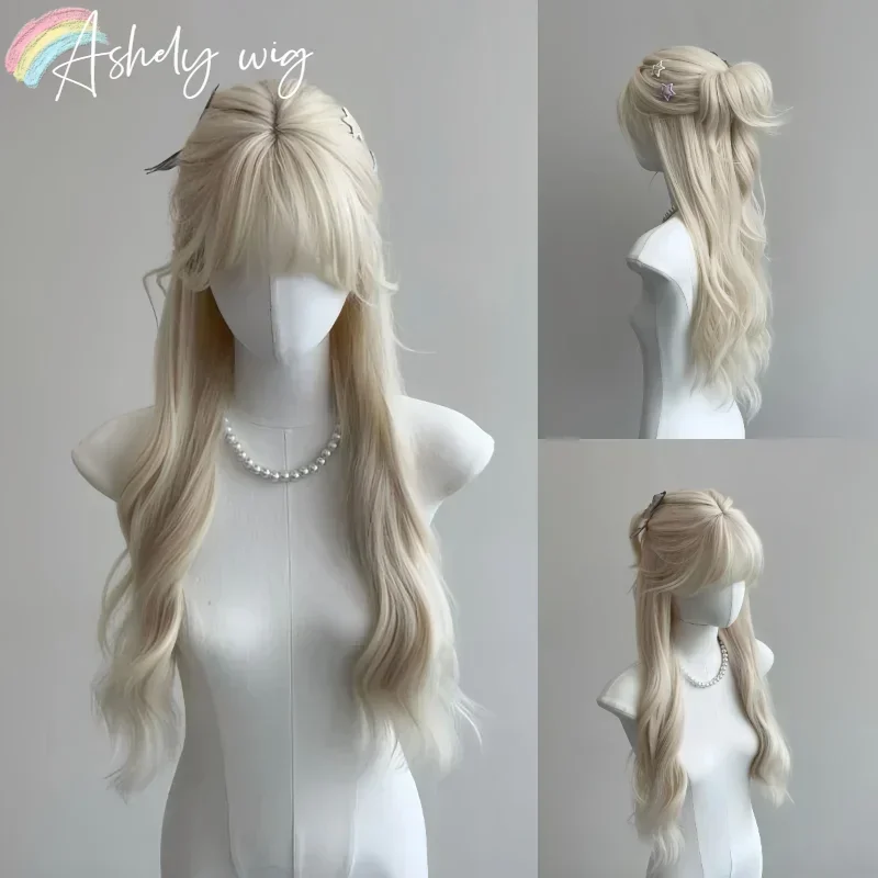 Ashely wig белый светлый парик - Фотография_4