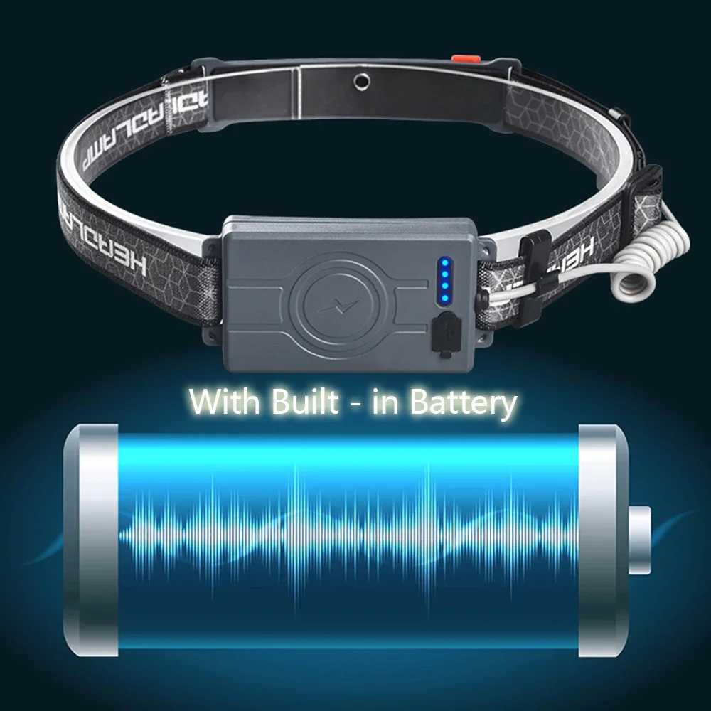 6-режимный световой индукционный налобный фонарь - Фотография_5