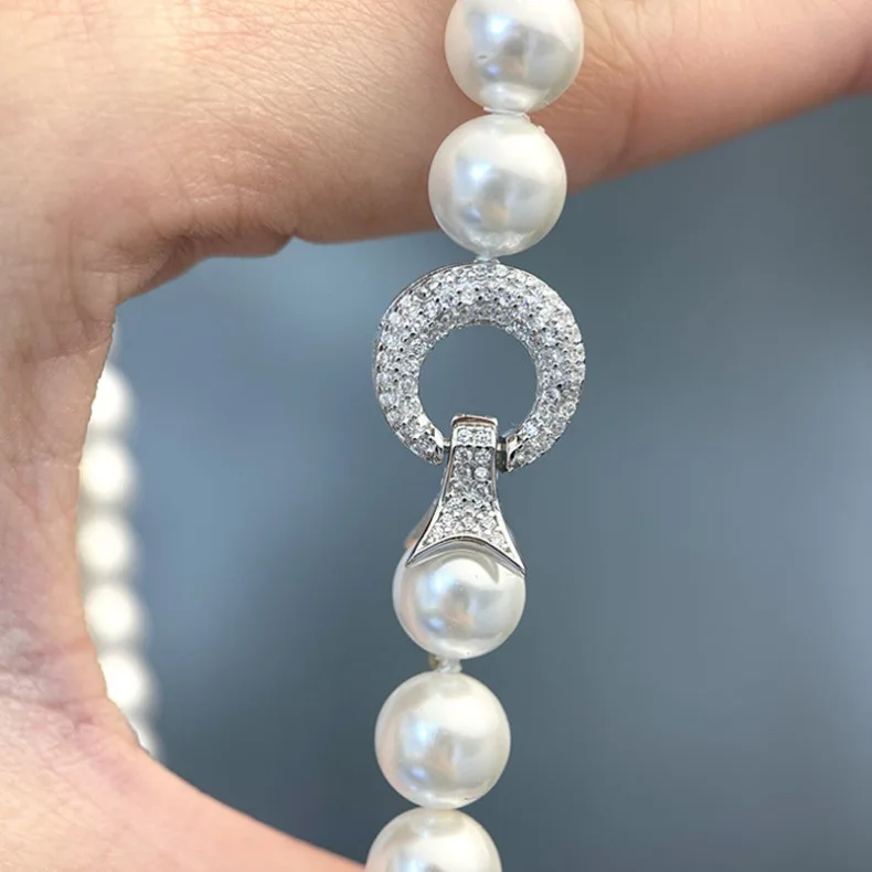 Высококачественная цирконовая пряжка в форме полумесяца - Фотография_3