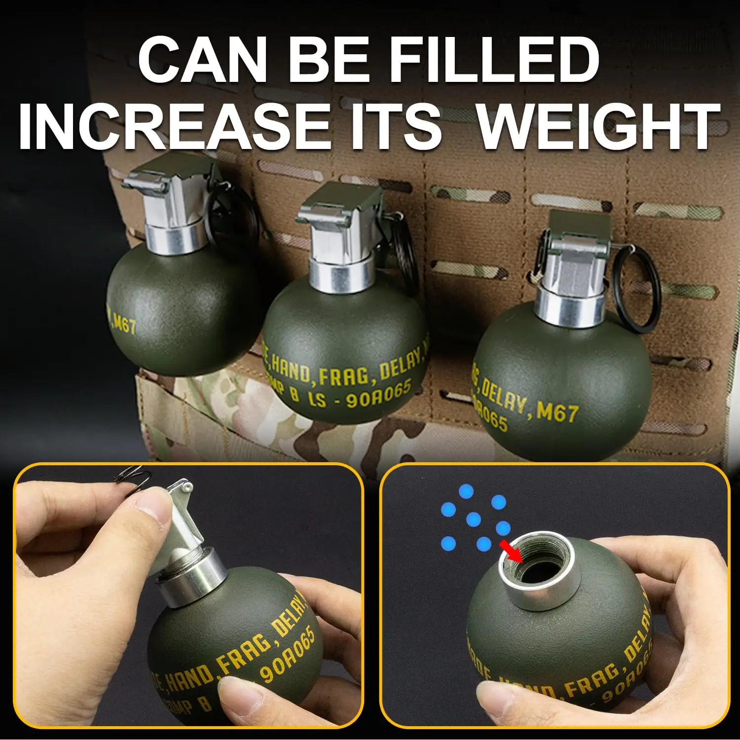 Тактическая модель ручной гранаты m67 - Фотография_3