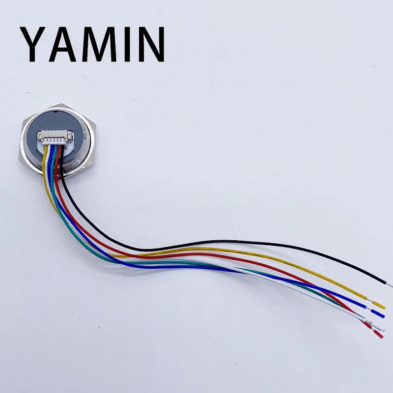 Ультракороткий металлический кнопочный переключатель с проводом - Фотография_4