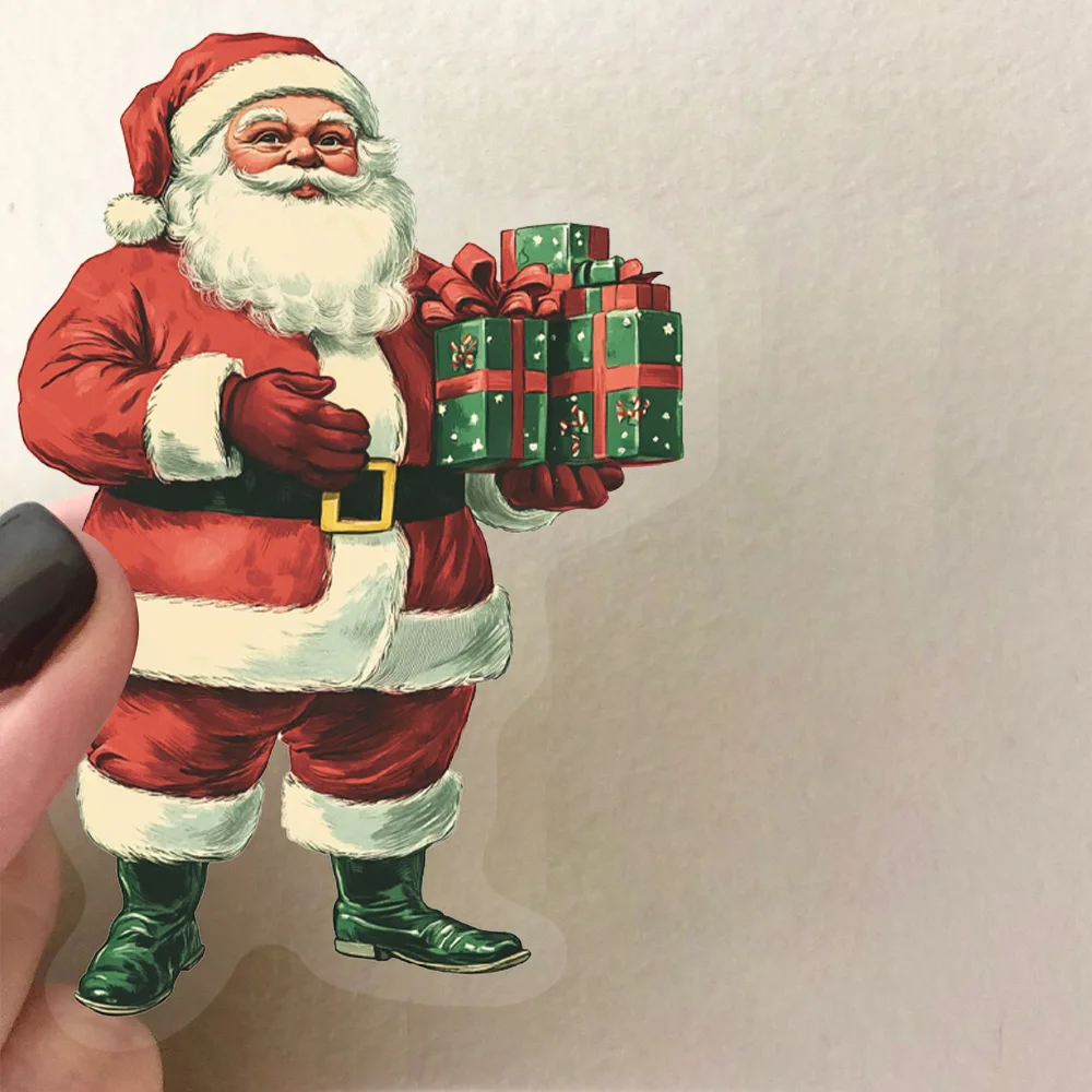 Рождественские наклейки с граффити из мультфильмов - Фотография_3
