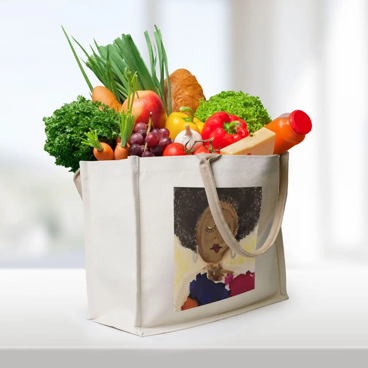 Большая сумка queen tote bag - Фотография_3