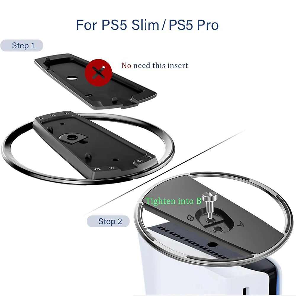 Портативная металлическая вертикальная подставка для ps5 и ps5 - Фотография_3