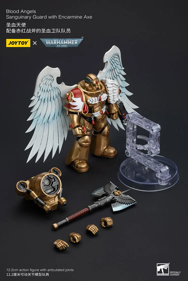 Joytoy warhammer 40k blood angels sanguinary guard с топором encarmine - Фотография_6