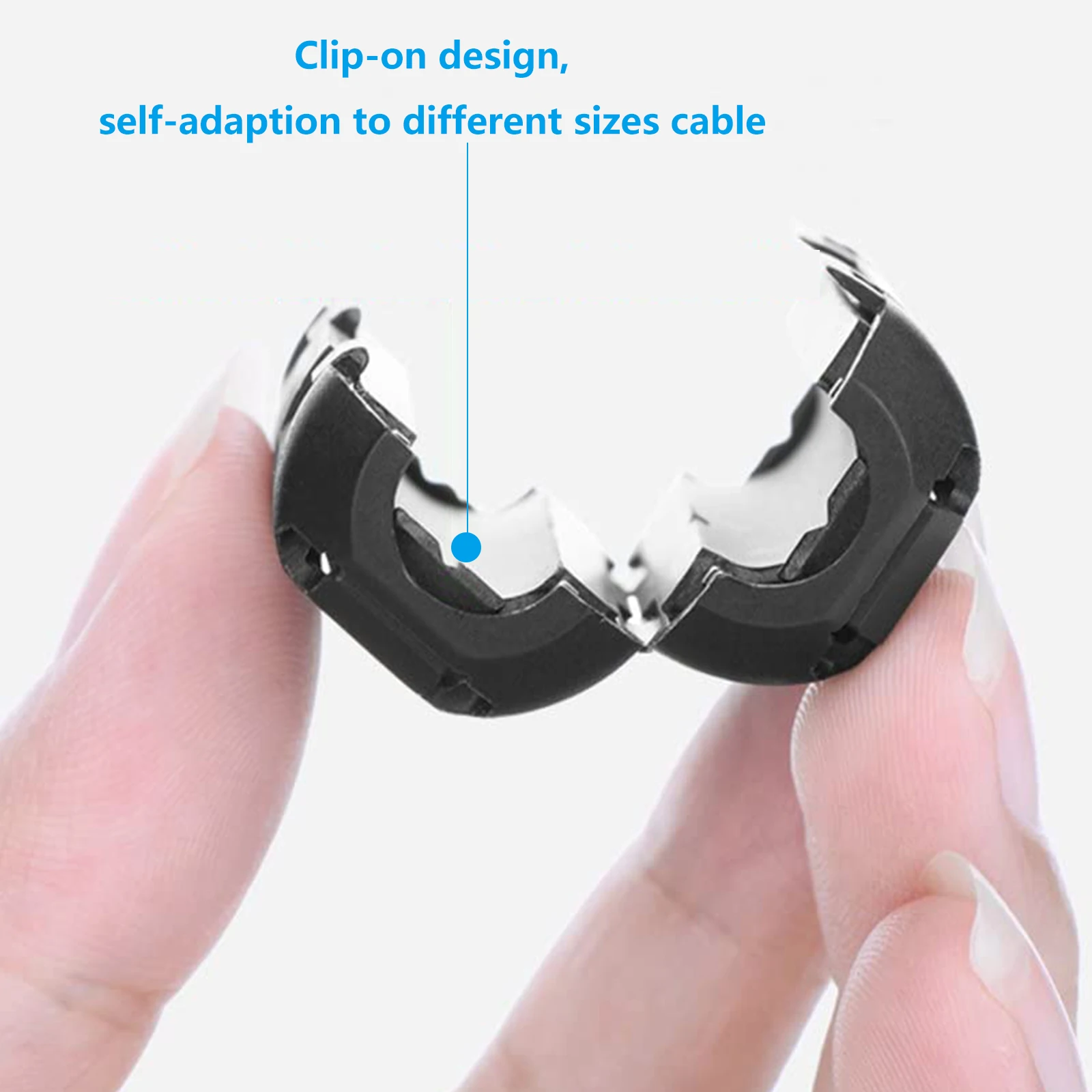 Клипсовый шумовой фильтр с ферритовым сердечником для подавления эми - Фотография_6