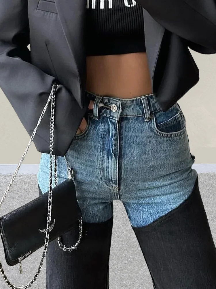 Trashy y2k 2000s потертые синие - Фотография_5